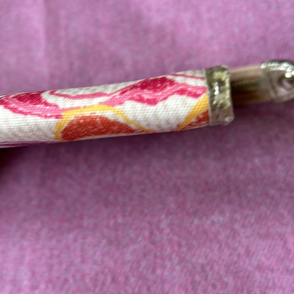 Coach Signature Logo Scribble Print Wristlet Wallet Gold Leather nwt - Picture 9 of 15